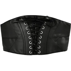 Ceinture corset large à lacets, modèle Sadie